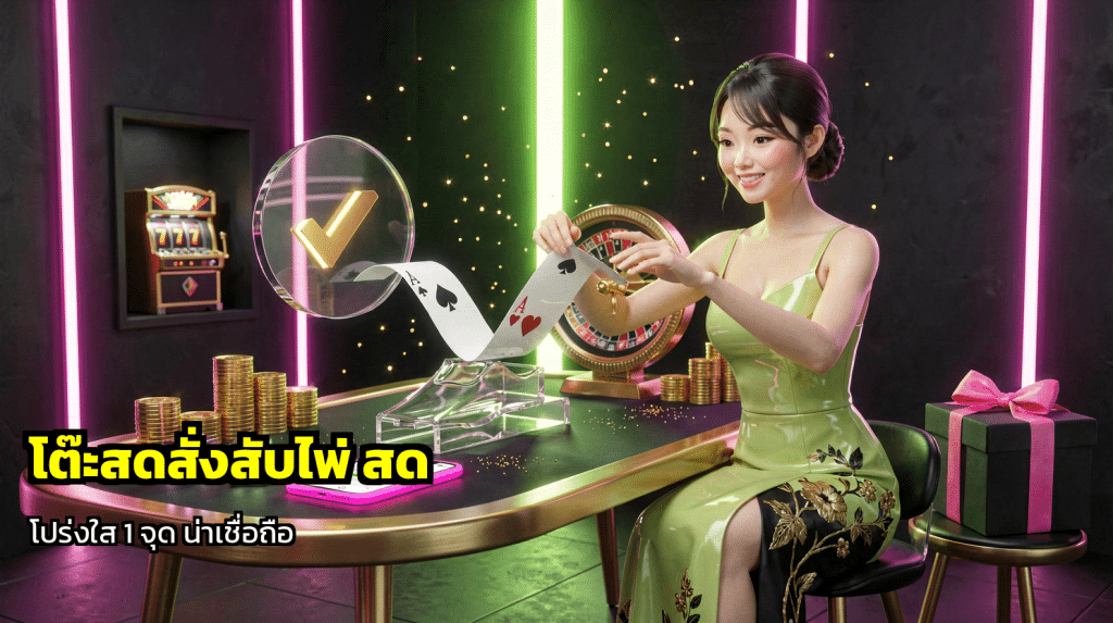 โต๊ะสดสั่งสับไพ่