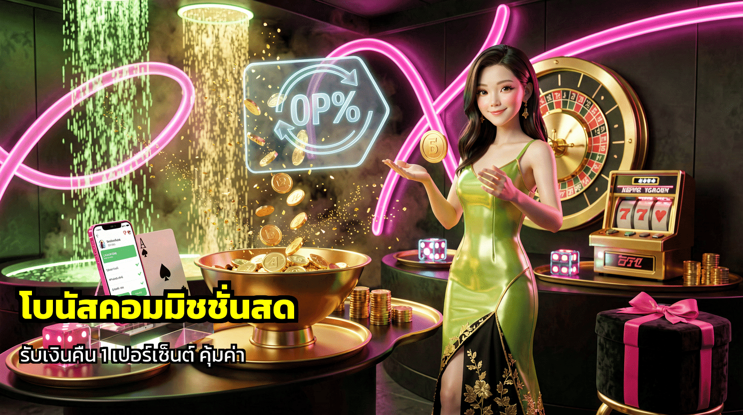 โบนัสคอมมิชชั่นสด